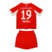 Bayern Munich Alphonso Davies #19 Hjemmedraktsett Barn 2025-26 Korte ermer (+ Korte bukser)
